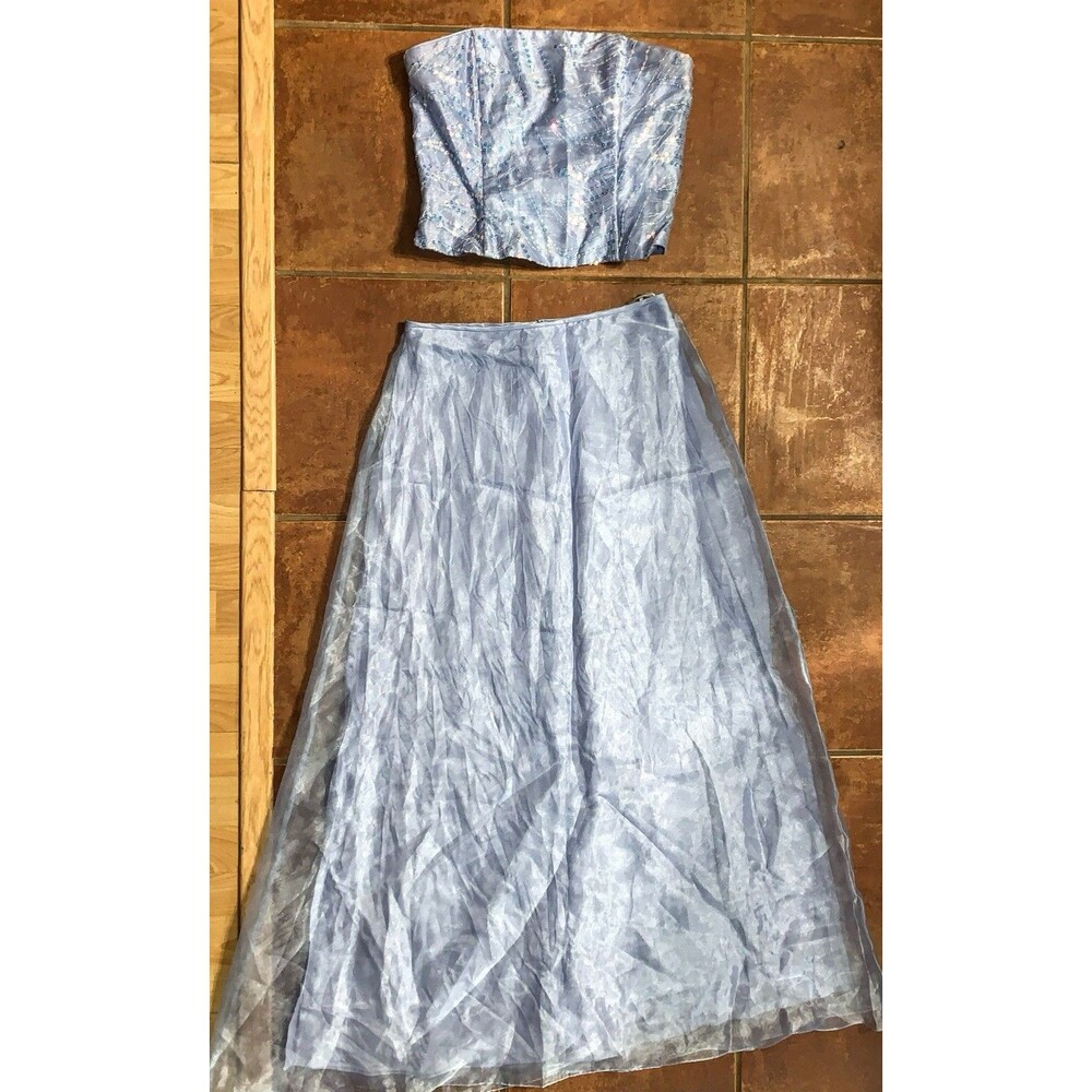 Jessica McClintock Mellinium 2000 Collection Prom/formal 2 Piece Dress (9/10) - Picture 2 of 6